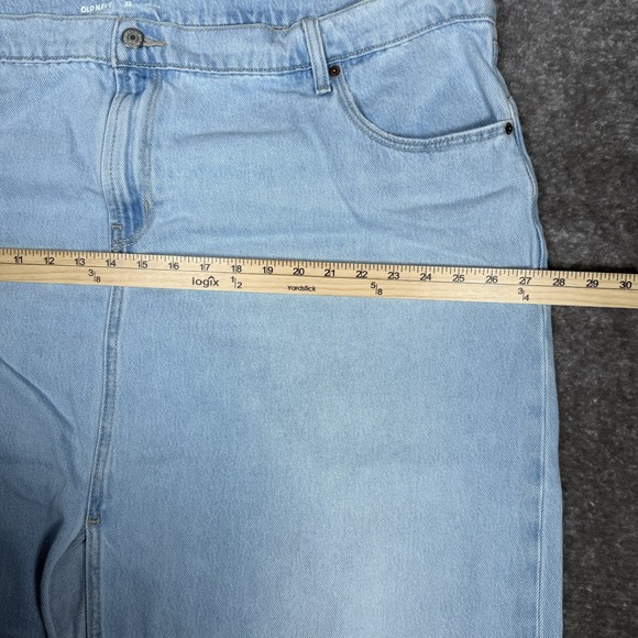 Old Navy Skirt Women's 22 Blue Denim Column Slit Maria Light Wash Modest Mom - Picture 8 of 9